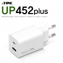 ipTIME(아이피타임) USB PD 45W GaN 초고속 멀티 충전기 UP452 PLUS